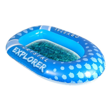 Barca Hinchable Infantil con Fondo Transparente – Crystal Explorer